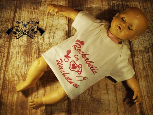 Baby Body "Rockabella im Wachstum weiß pink"
